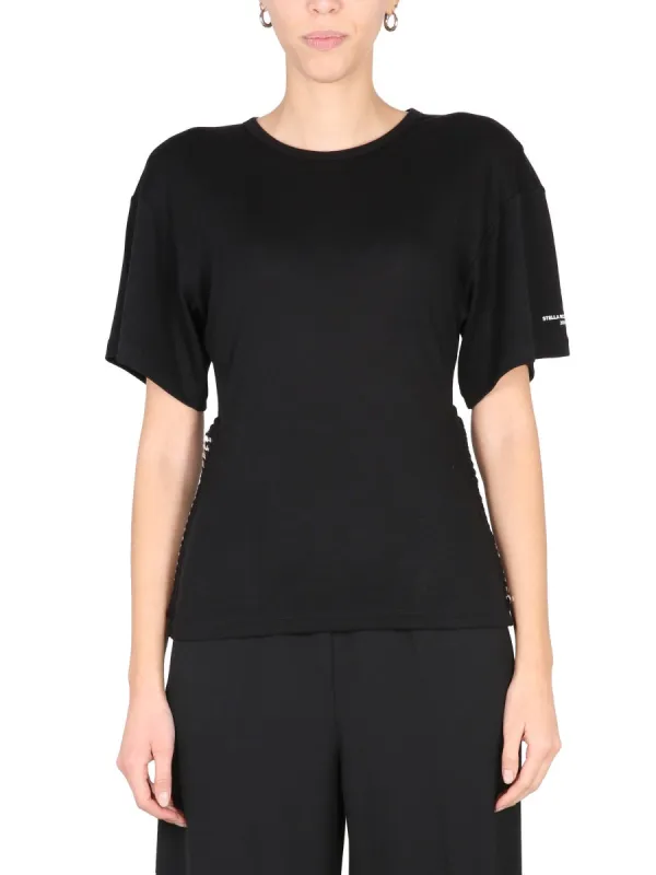 T-Shirt With Chain Detail made by Stella McCartney