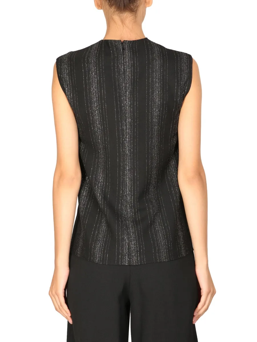 Lurex Tailored Top sold by Wanan Luxury product image thumbnail 4