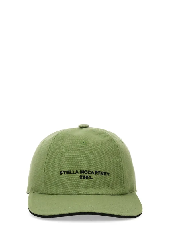 Baseball Hat With Logo Embroidery made by Stella McCartney