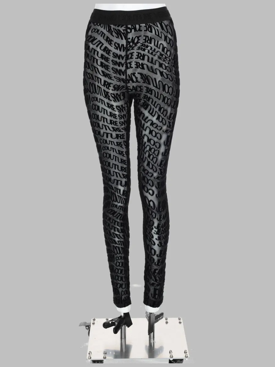Pantalone Leggings Con Stampa Logo sold by Wanan Luxury