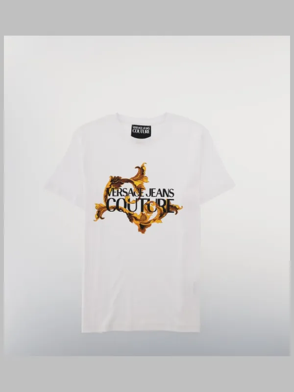 T-Shirt Con Logo Baroque made by Versace
