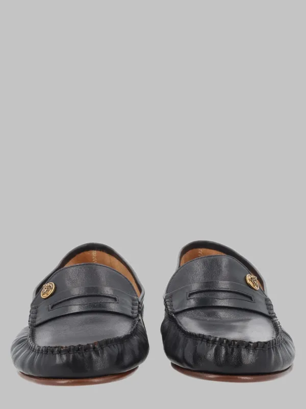 Mocassino In Pelle made by Versace
