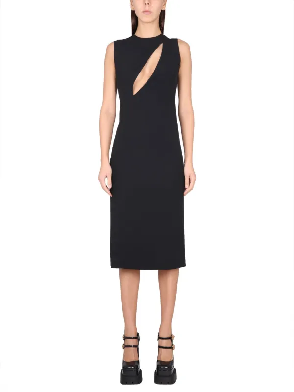Sleeveless Midi Dress With Cutouts made by Versace