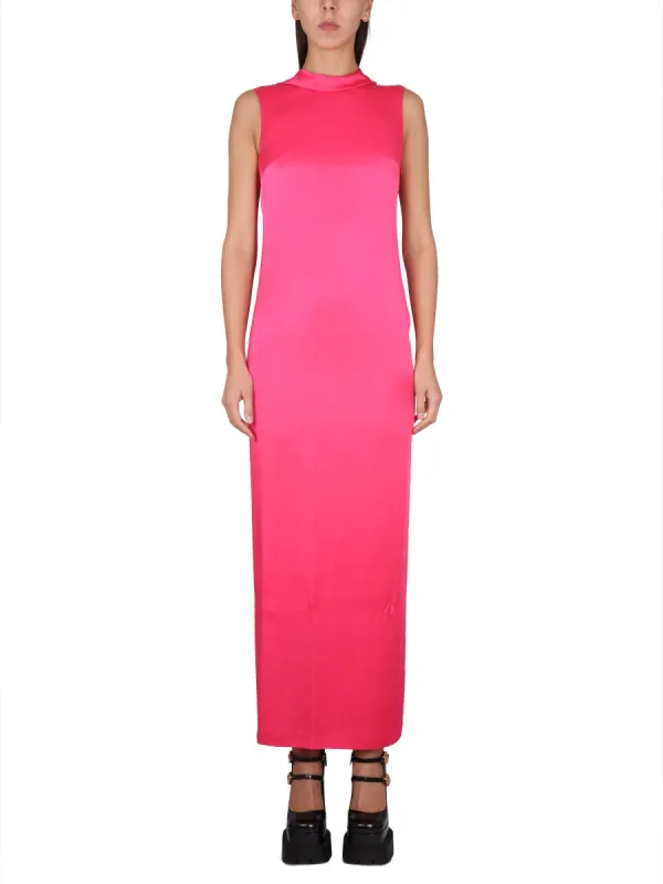 Long Dress With Ring Neckline made by Versace