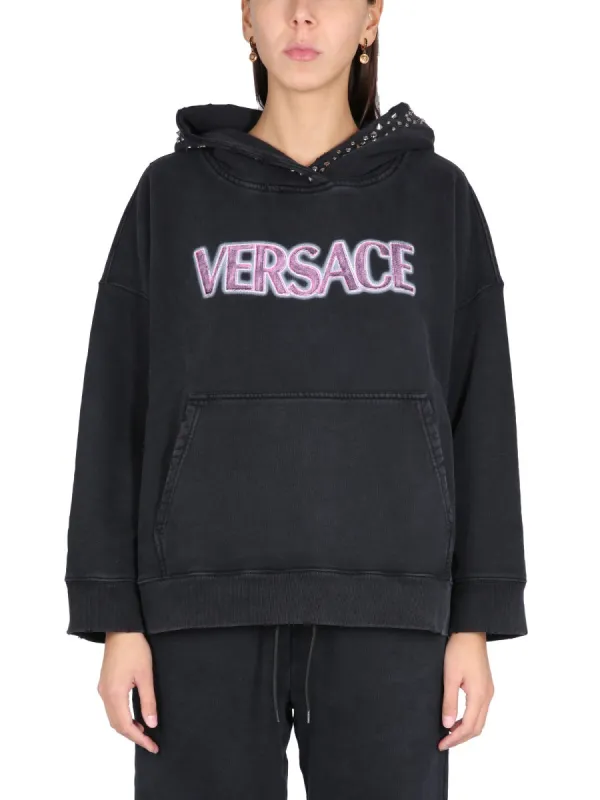 Sweatshirt With Studs made by Versace