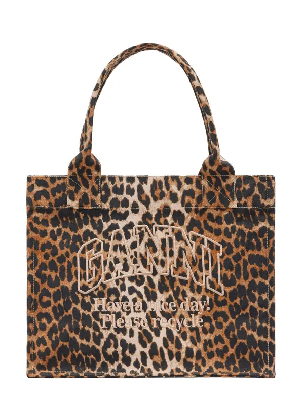 Borsa Tote Large Con Logo made by Ganni