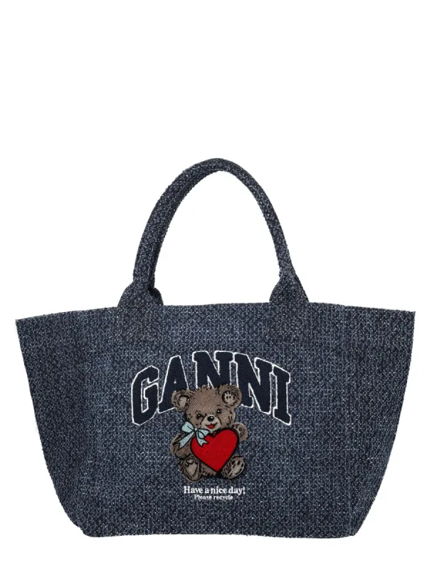 Bag "Trapeze Bear" Medium made by Ganni