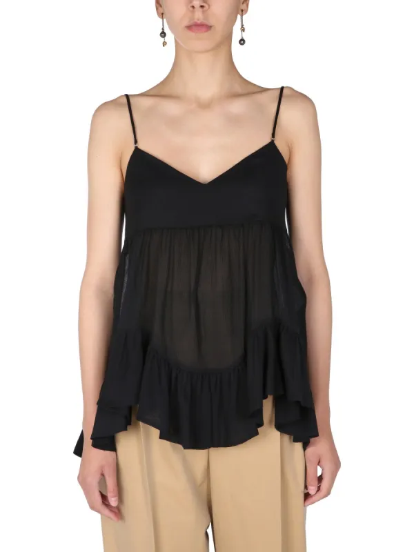 Semi-Transparent Top made by Alexander McQueen
