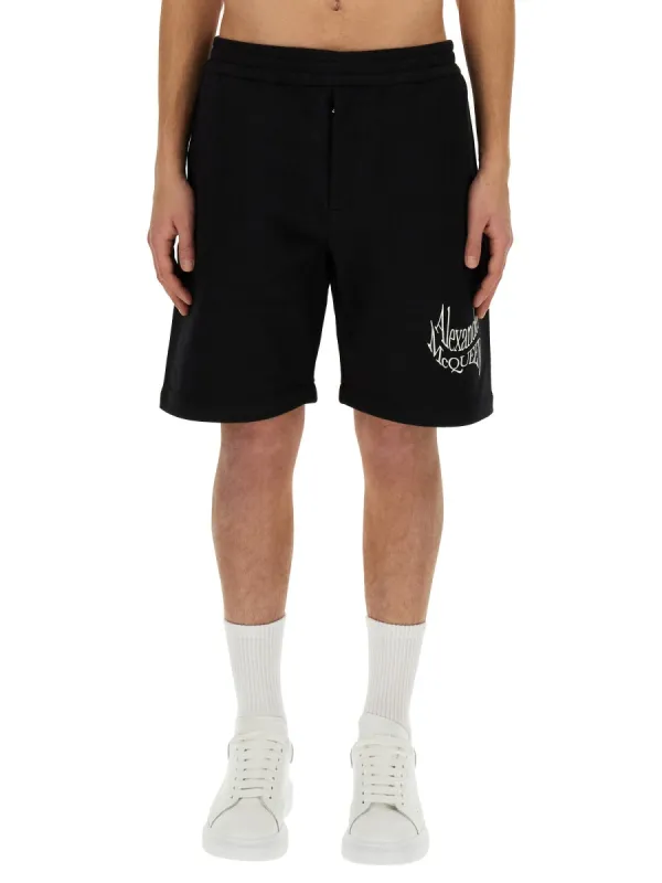 Bermuda With Logo made by Alexander McQueen