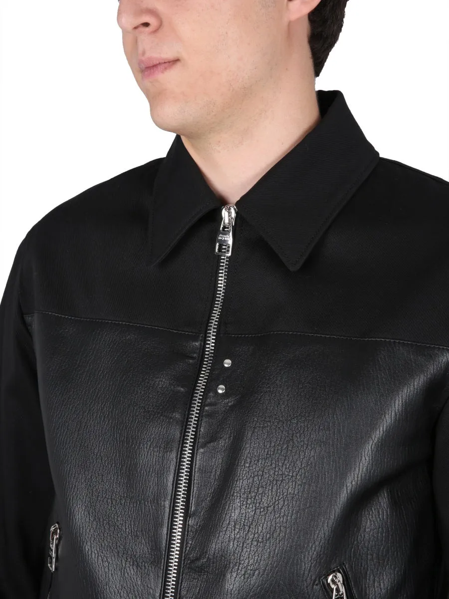 Leather Bomber Jacket sold by Wanan Luxury product image thumbnail 4