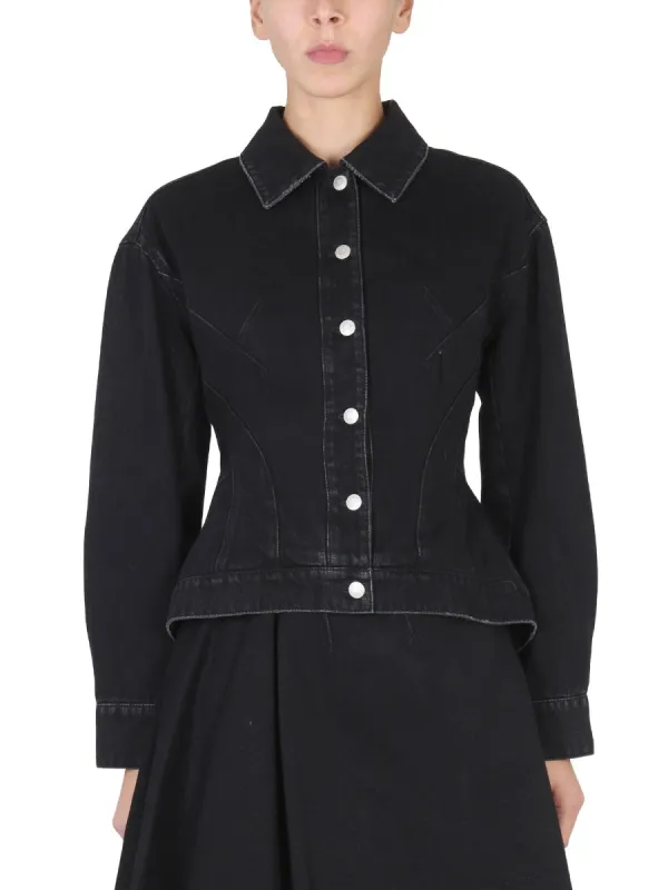 Hybrid Denim Jacket made by Alexander McQueen