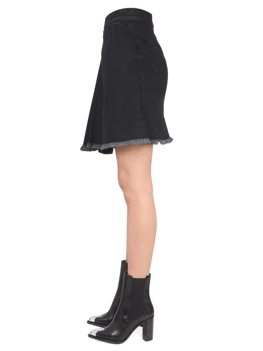 Asymmetrical Mini Skirt sold by Wanan Luxury product image thumbnail 3
