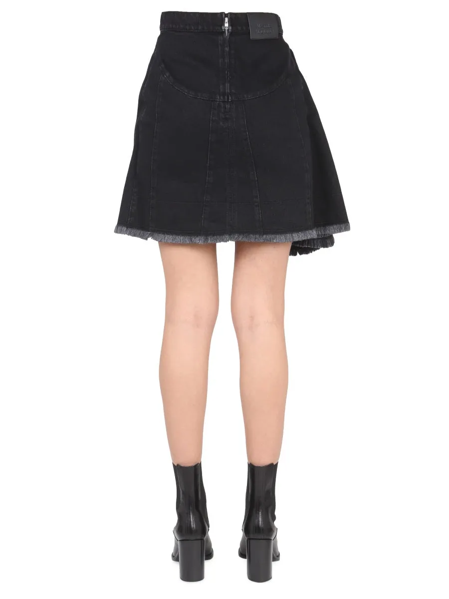 Asymmetrical Mini Skirt sold by Wanan Luxury product image thumbnail 4