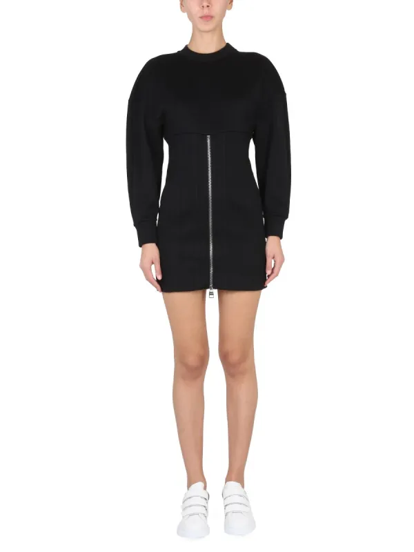 Mini Dress With Cocoon Sleeves made by Alexander McQueen