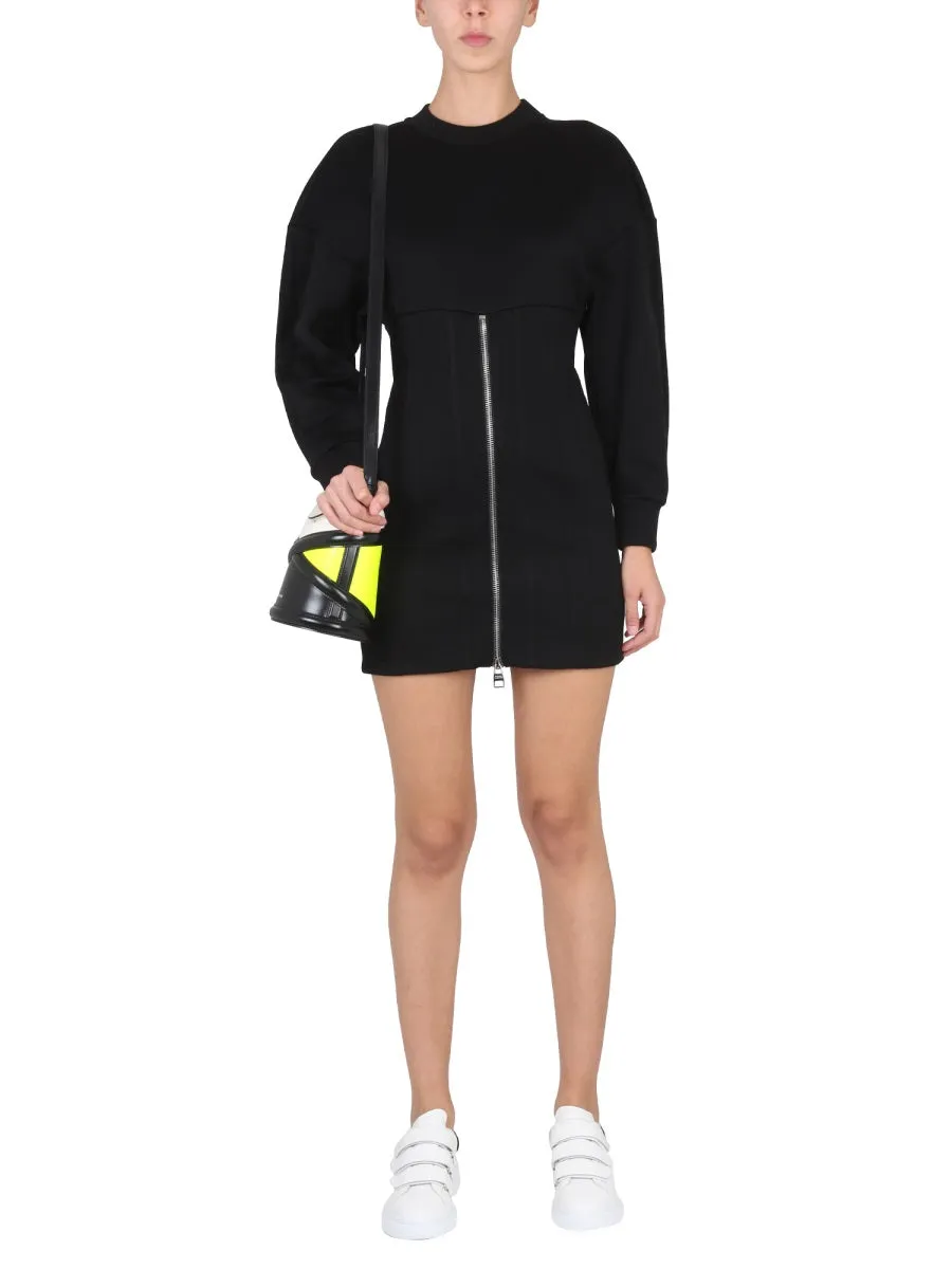 Mini Dress With Cocoon Sleeves sold by Wanan Luxury product image thumbnail 2