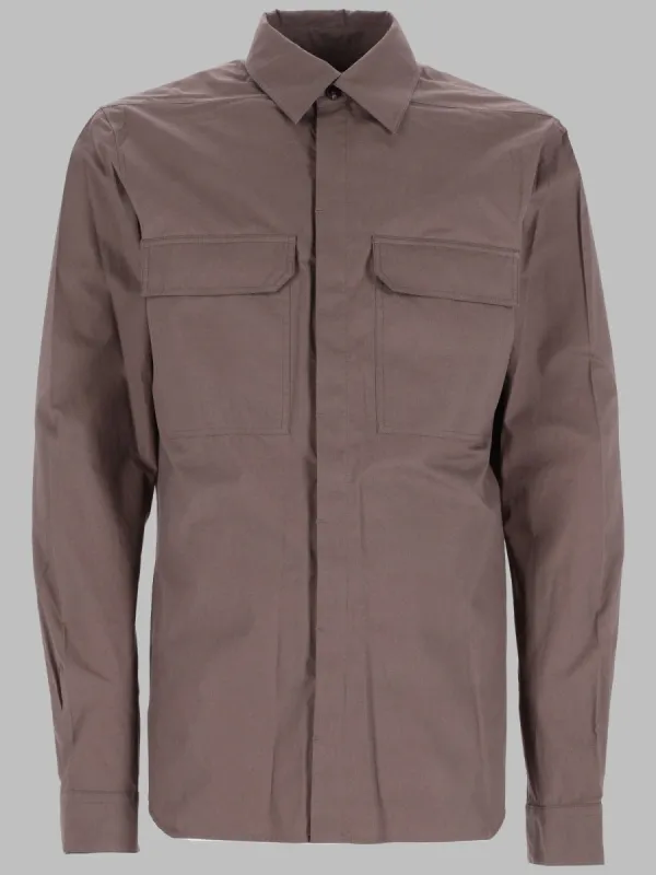 Camicia "Work" In Popeline made by Rick Owens