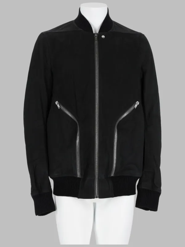 Bomber In Pelle "Heizer Flight" made by Rick Owens