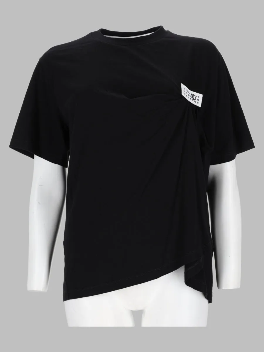 T-Shirt Con Drappeggio E Patch Logo sold by Wanan Luxury