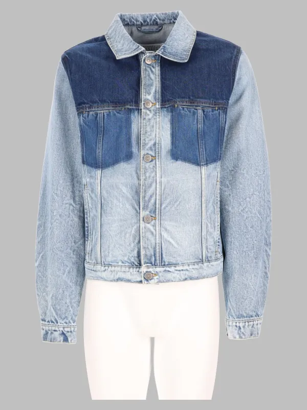 Giacca In Denim Effeto Patchwork made by Maison Margiela
