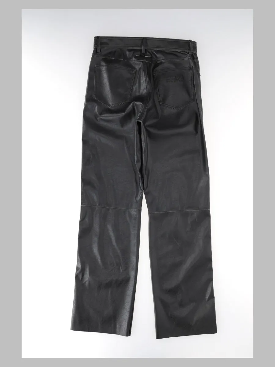 Jeans 5 Tasche Effetto Pelle sold by Wanan Luxury product image thumbnail 2