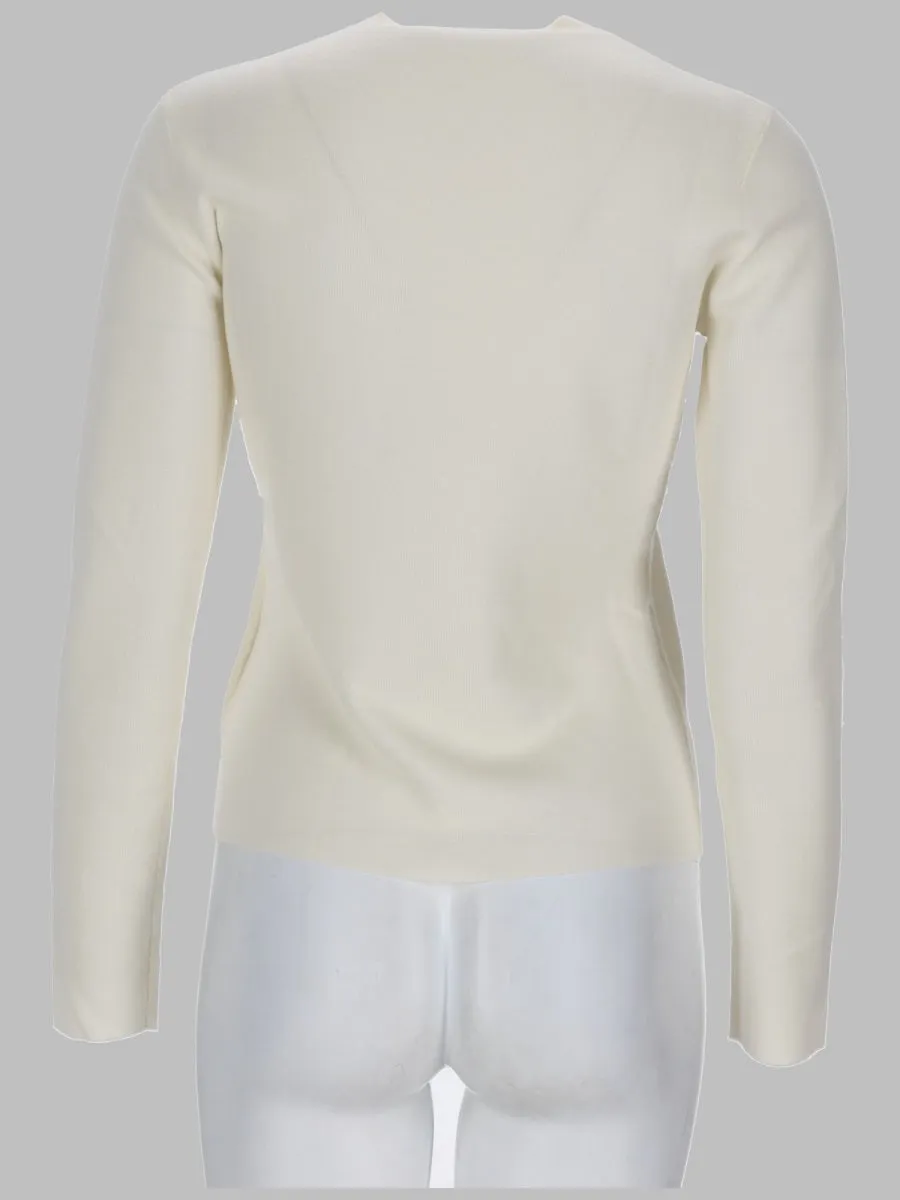 Maglia In Filato Di Lana Con Logo A Rilievo sold by Wanan Luxury product image thumbnail 2