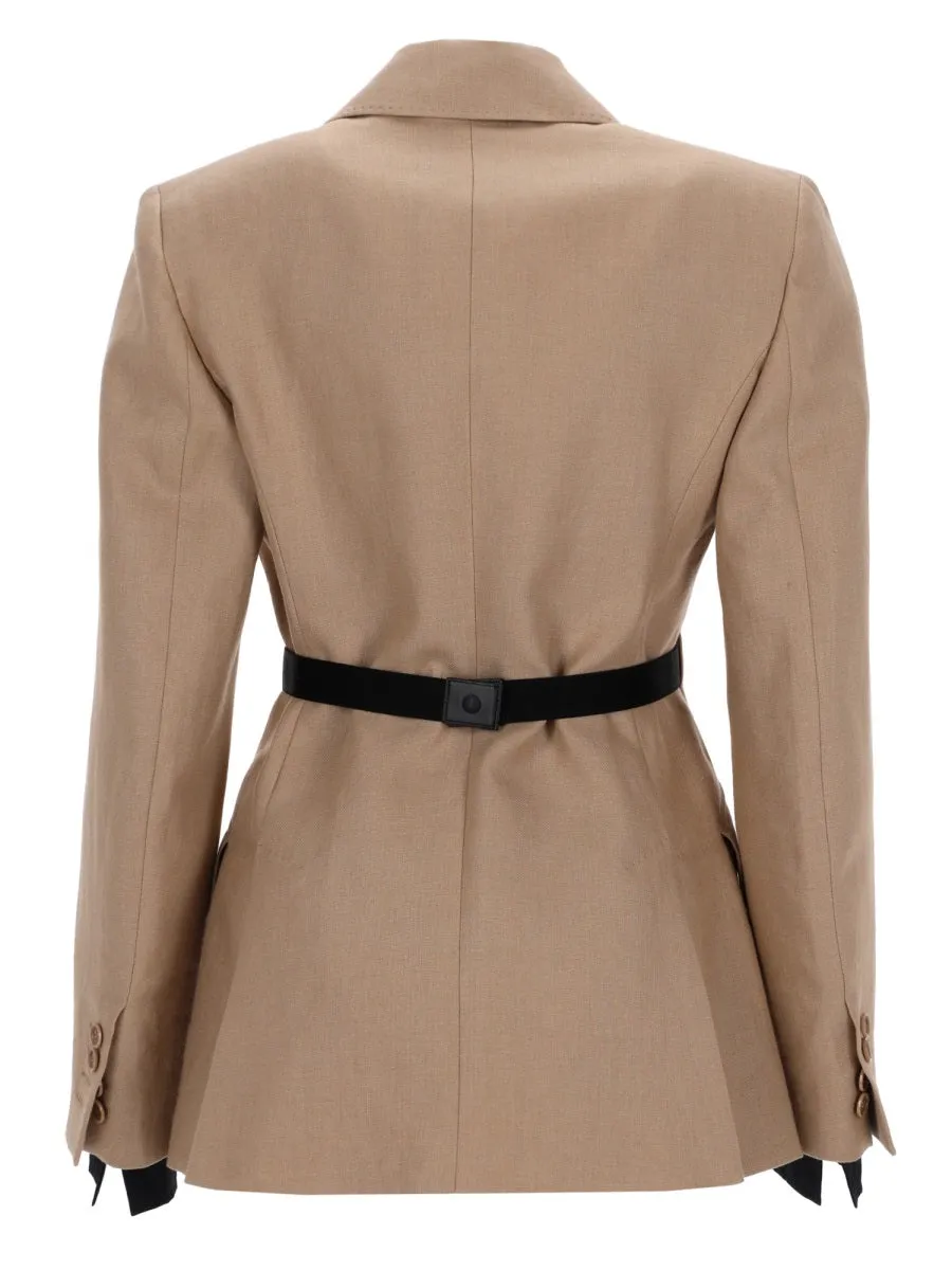 Linen "Sling" Double-Breasted Blazer sold by Wanan Luxury product image thumbnail 2