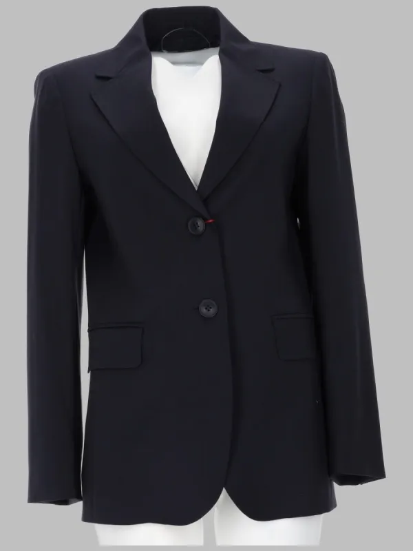 Giacca Monopetto In Tela Di Lana made by MaxMara