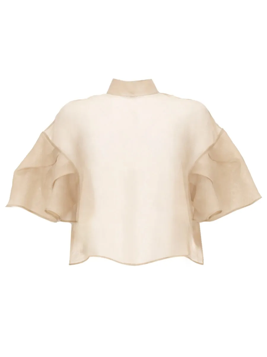 Cappa In Organza Di Seta sold by Wanan Luxury product image thumbnail 3