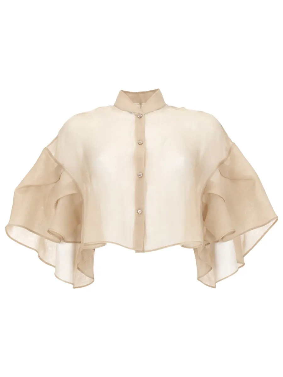 Cappa In Organza Di Seta sold by Wanan Luxury