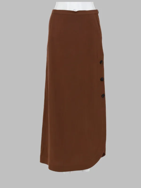 Gonna In Canvas Di Viscosa E Lino made by MaxMara