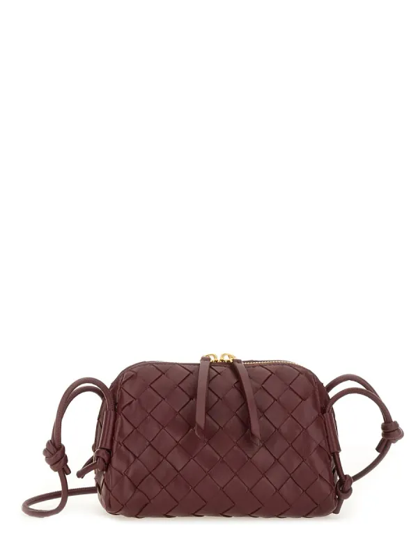Pochette "Concert" In Pelle Intrecciata Con Tracolla made by Bottega Veneta