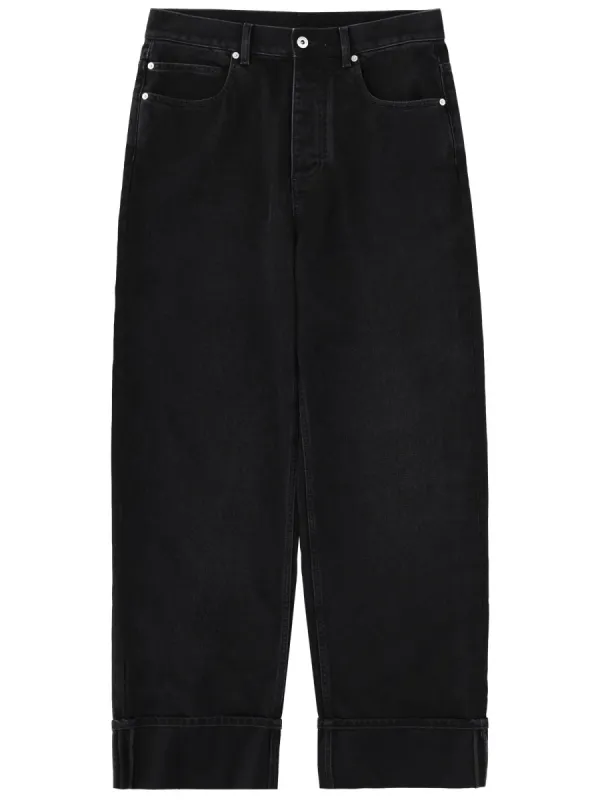 Jeans With Folded Hem made by Bottega Veneta