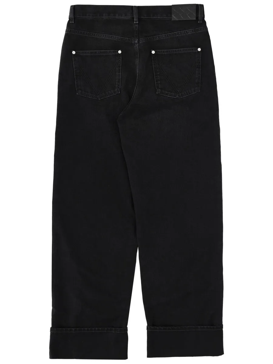 Jeans With Folded Hem sold by Wanan Luxury product image thumbnail 3