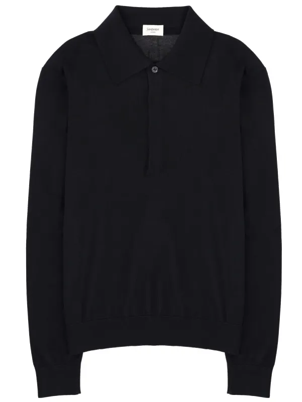 Polo In Maglia Di Cotone E Seta made by Yves Saint Laurent