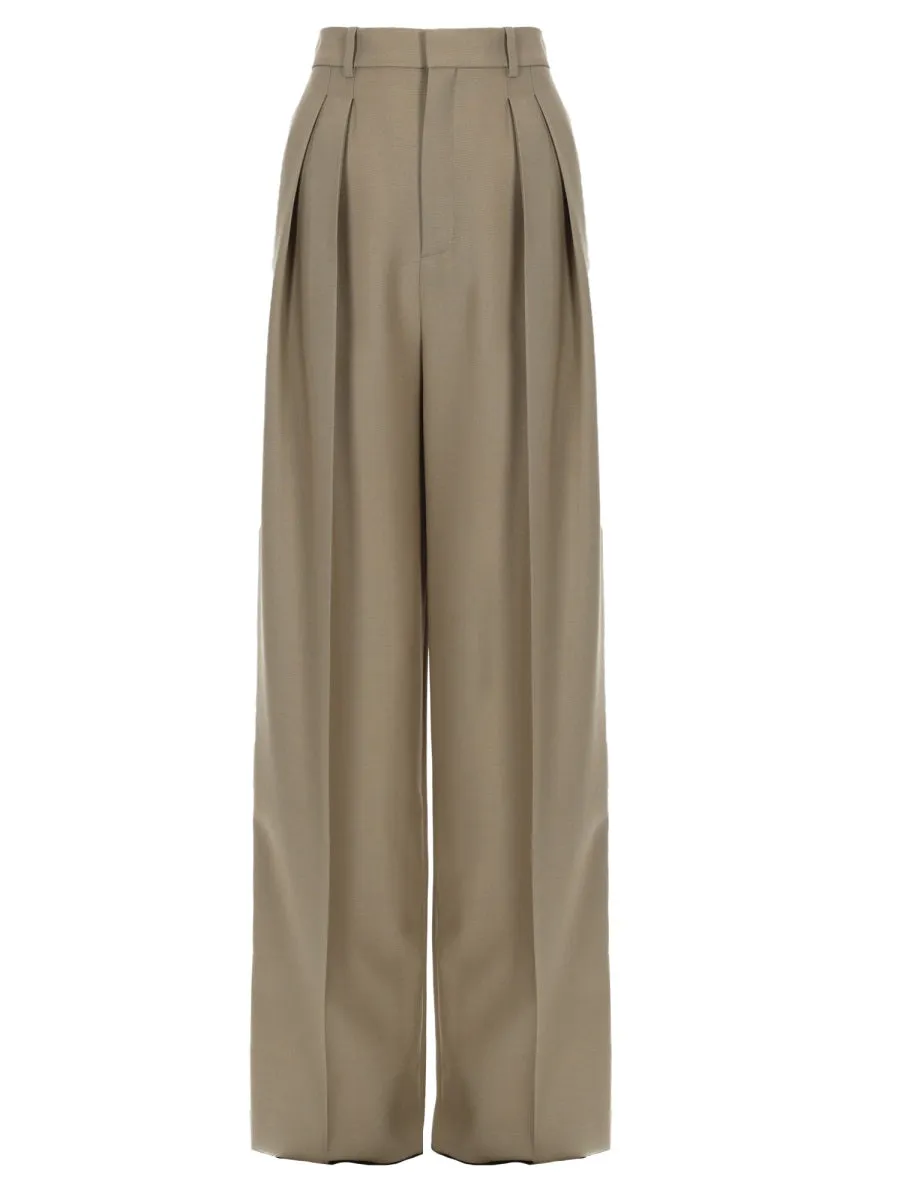 Pantalone Sartoriale In Lana E Seta sold by Wanan Luxury