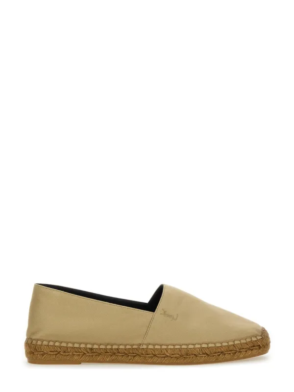 Cotton Gabardine Espadrille made by Yves Saint Laurent