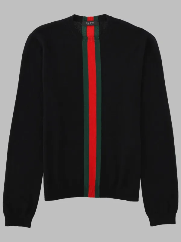 Maglia In Cashmere Con Dettaglio Web made by Gucci