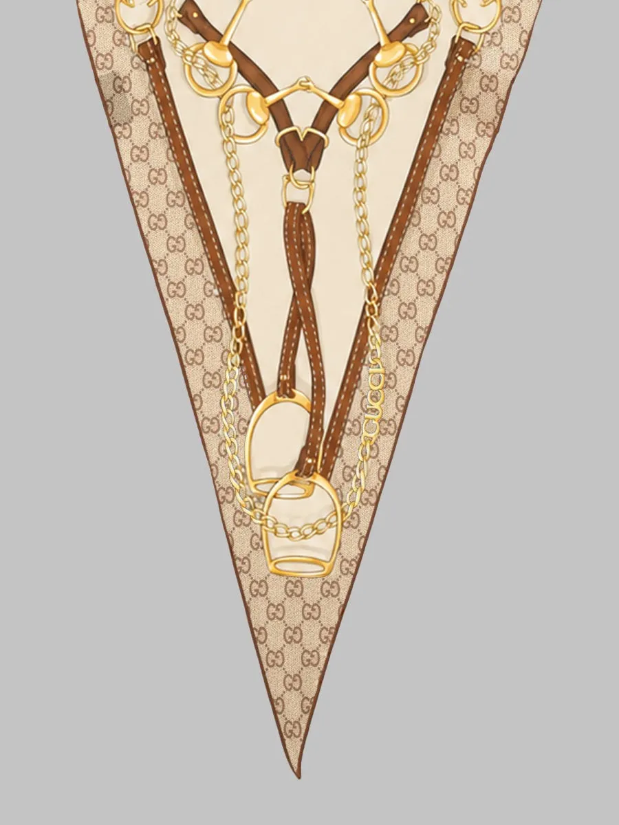 Foulard A Rombo In Twill Di Seta Stampata sold by Wanan Luxury product image thumbnail 2
