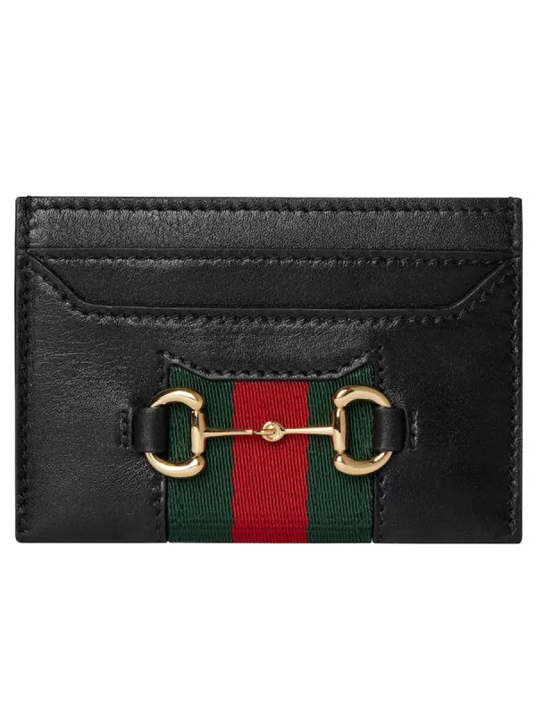 Card Holder "Web Horsebt" made by Gucci