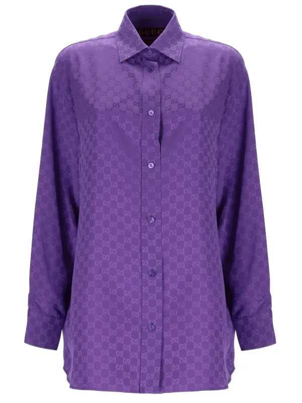 Shirt With "Gg" Weave made by Gucci