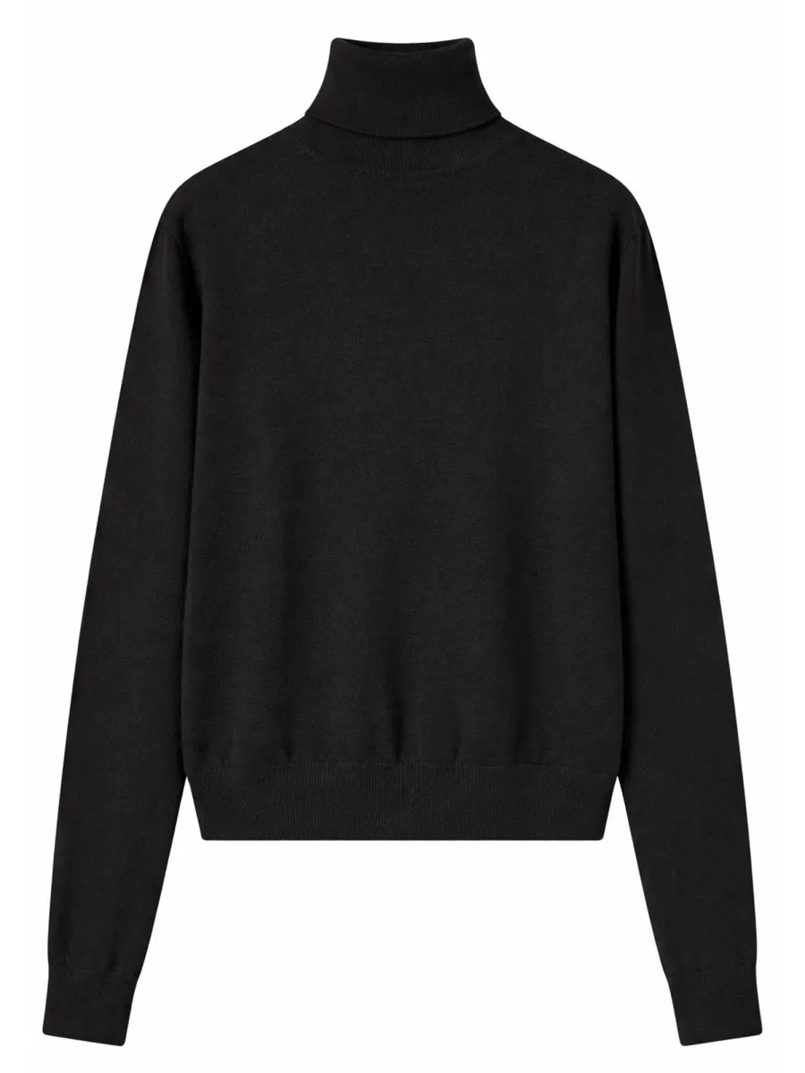 Wool Turtleneck With Embroidery sold by Wanan Luxury product image thumbnail 3