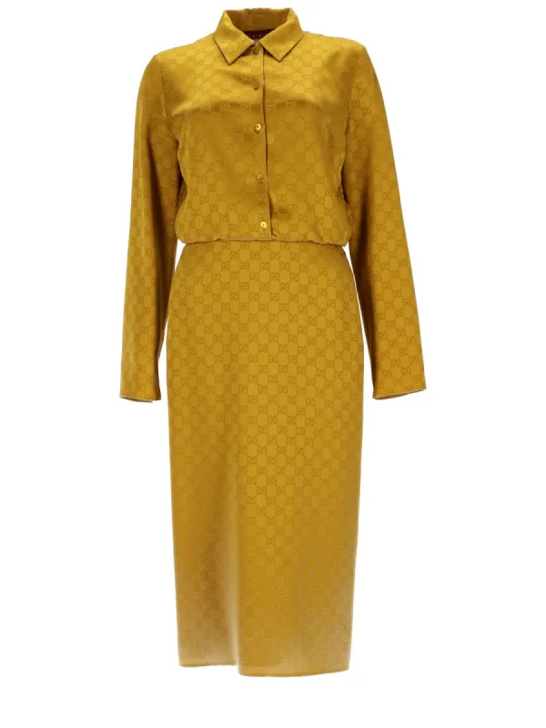 Midi Dress With Shirt made by Gucci