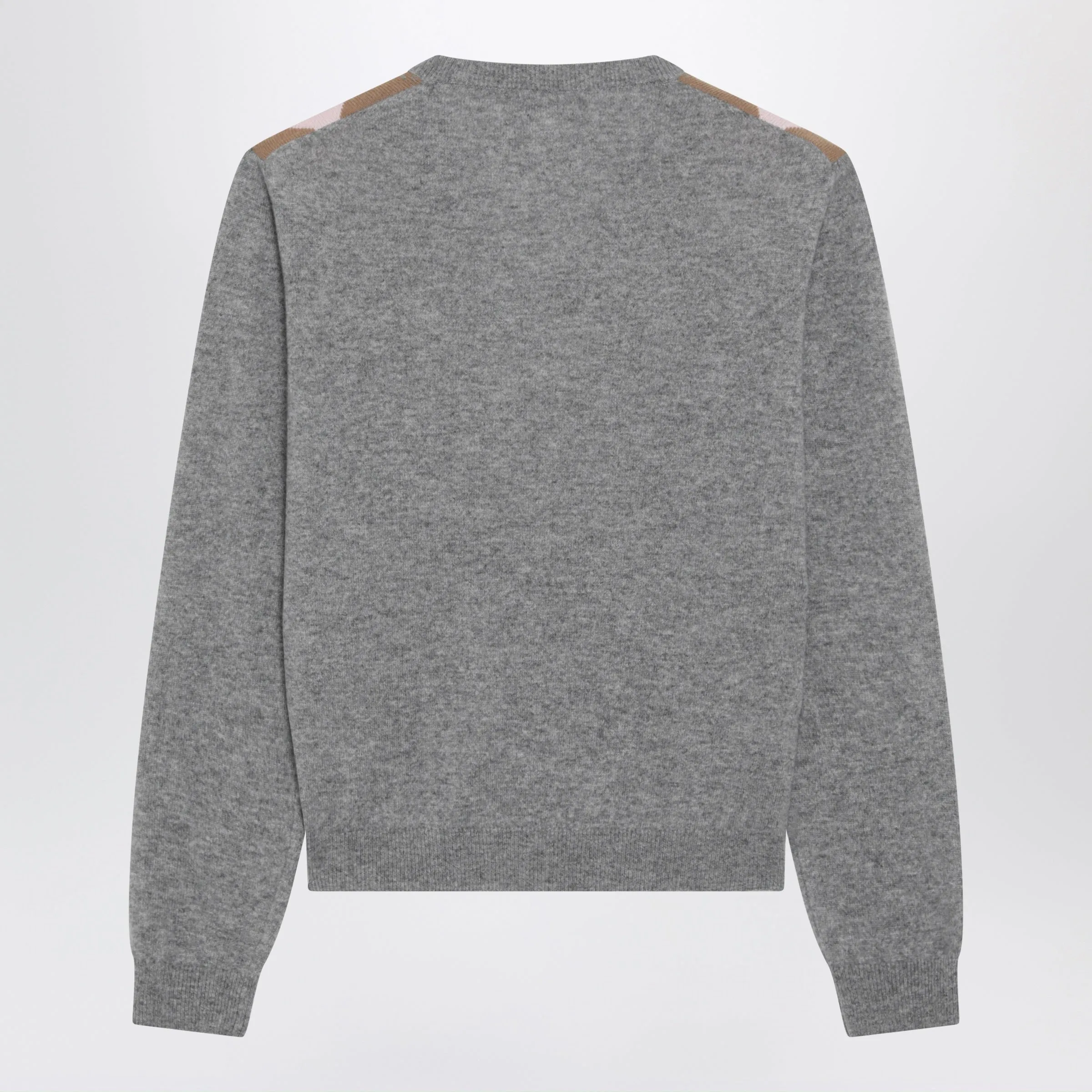 Grey Cashmere Argyle Sweater sold by Wanan Luxury product image thumbnail 2