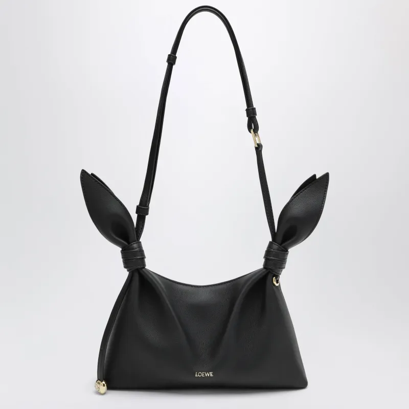 Mini Scarf Bag In Black Smooth Calfskin made by Loewe