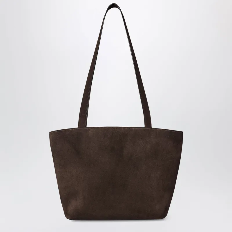 Parker Dark Brown Suede Tote Bag made by The Row