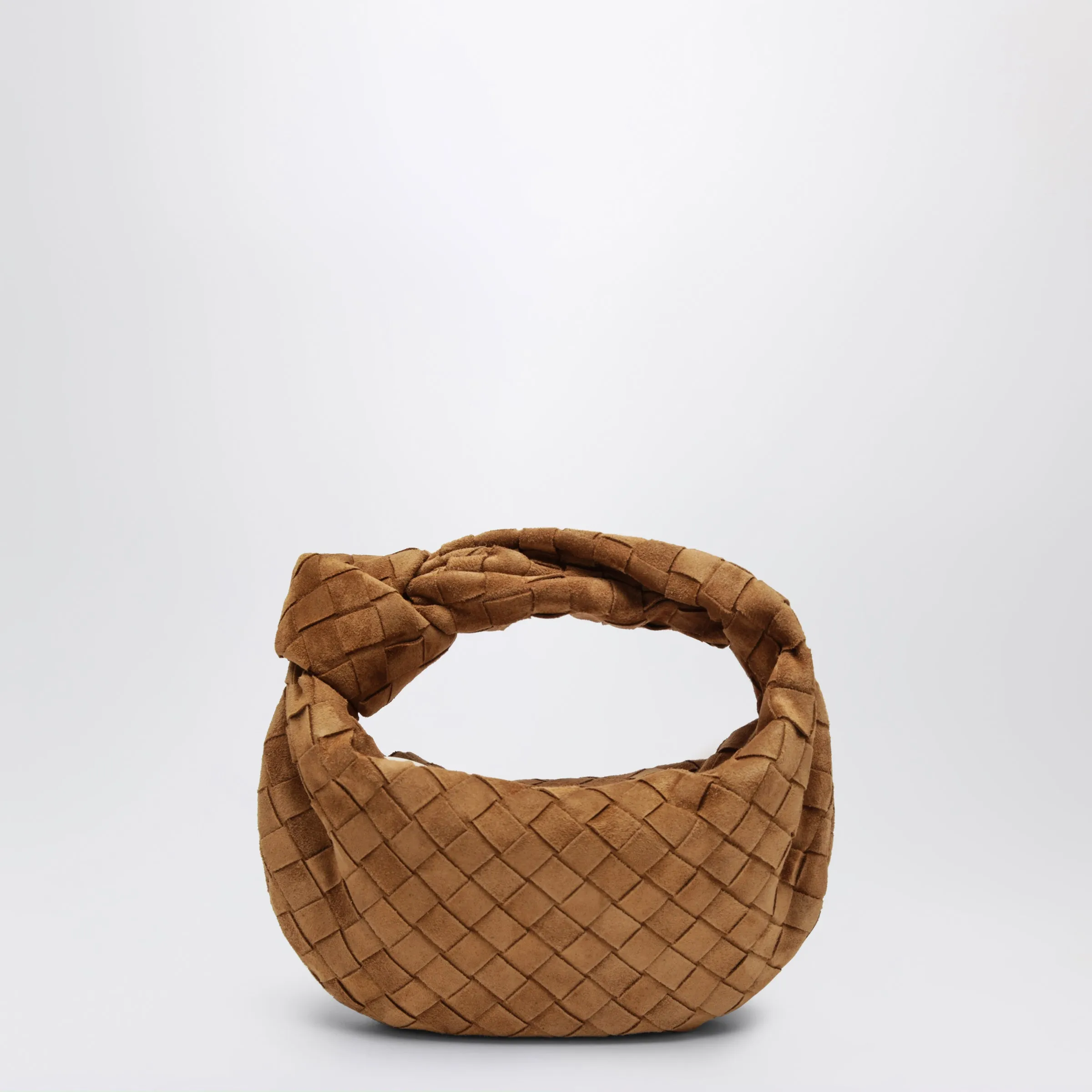 Mini Jodie Bag In Amber Suede sold by Wanan Luxury