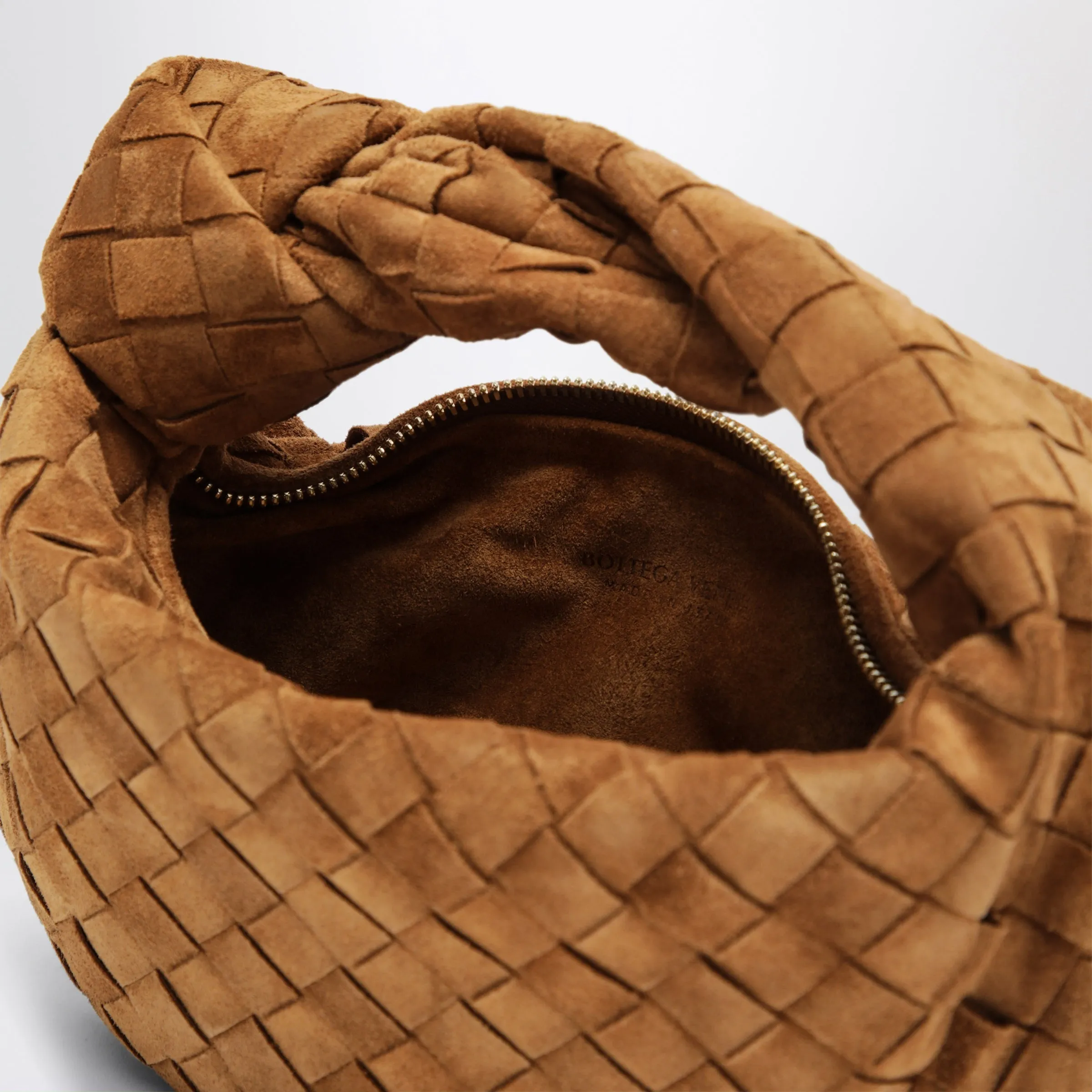 Mini Jodie Bag In Amber Suede sold by Wanan Luxury product image thumbnail 3