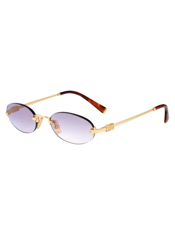 0MU A54S OVAL Sunglasses made by Miu Miu
