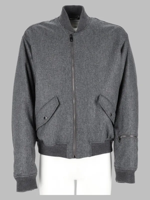 Bomber In Flanella Di Lana Imbottito made by Dolce & Gabanna