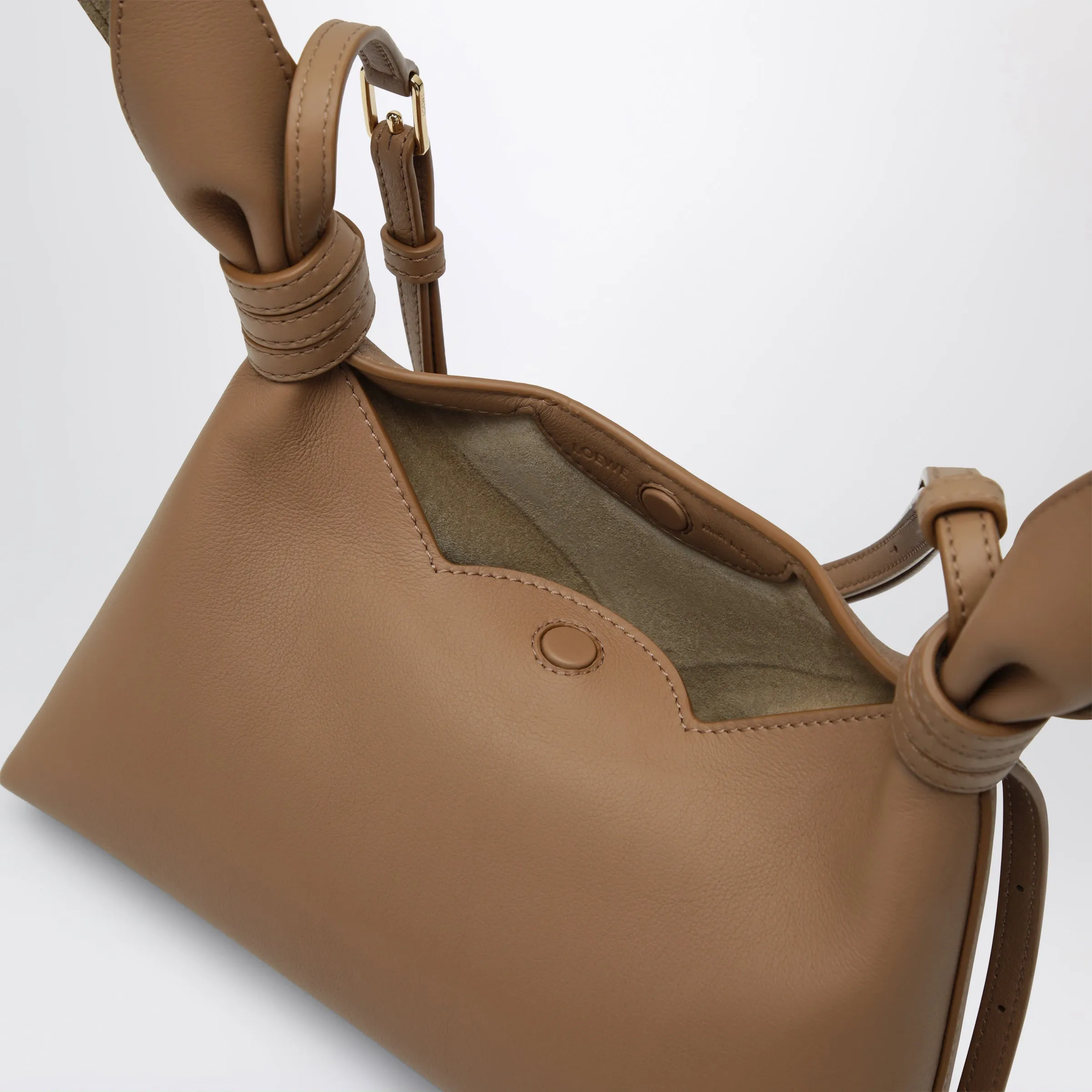 Scarf Mini Handbag In Smooth Calfskin Mocha sold by Wanan Luxury product image thumbnail 3